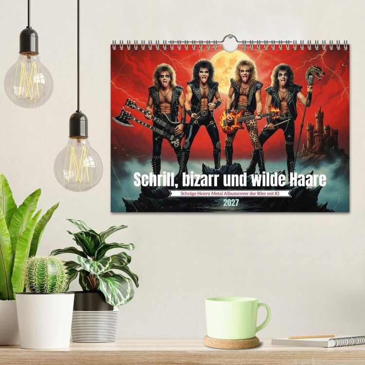 Produktbild: Schrill, bizarr und wilde Haare (Wandkalender 2027 DIN A4 quer), CALVENDO Monatskalender