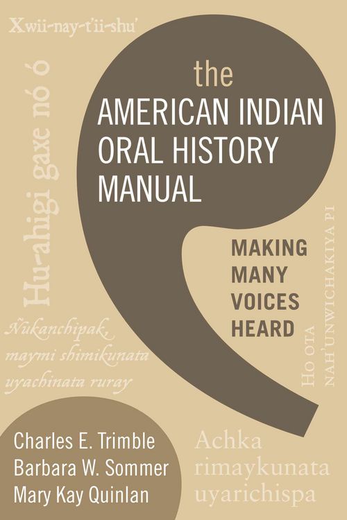 Produktbild: Trimble, C: The American Indian Oral History Manual