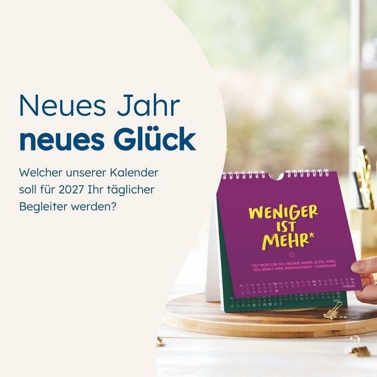 Produktbild: Postkartenkalender 2027 Herzensjahr