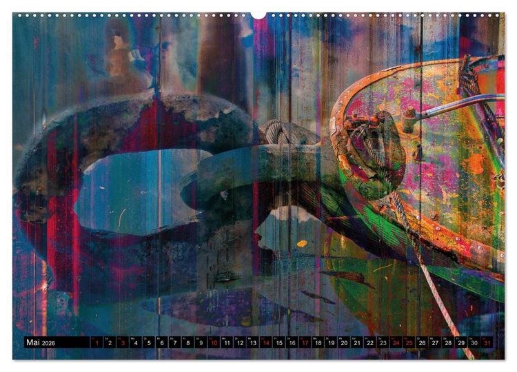 Produktbild: Hamburg Abstrakt (Wandkalender 2026 DIN A2 quer), CALVENDO Monatskalender
