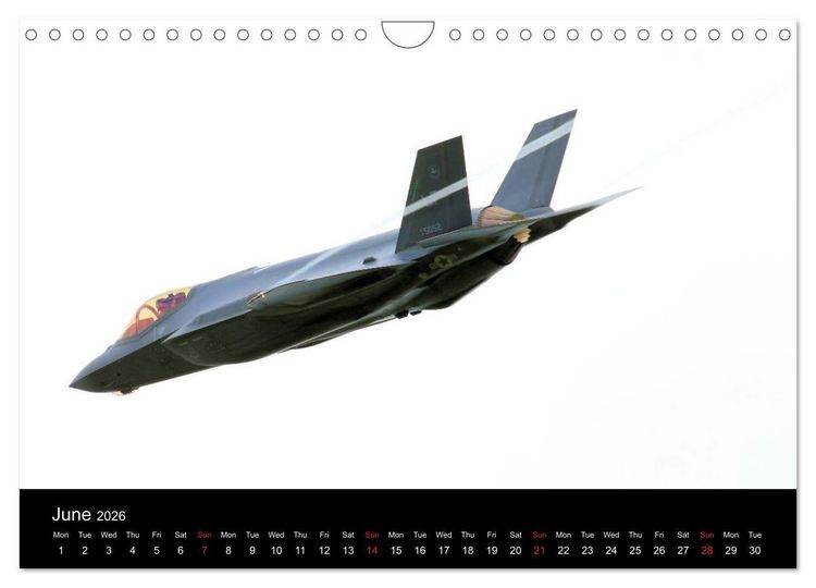 Produktbild: Lockheed Martin F35 Stealth Fighter (Wall Calendar 2026 DIN A4 landscape), CALVENDO 12 Month Wall Calendar