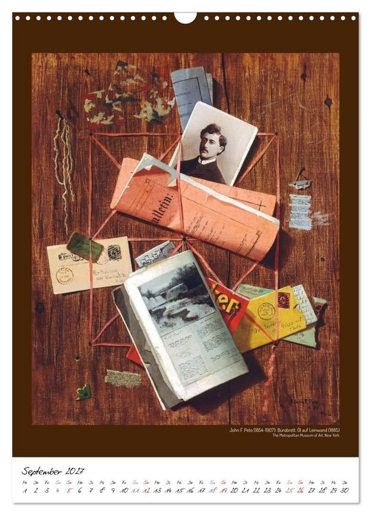 Produktbild: Trompe-l'&oelig;il - Die Kunst der Illusion. Kunstkalender (Wandkalender 2027 DIN A3 hoch), CALVENDO Monatskalender