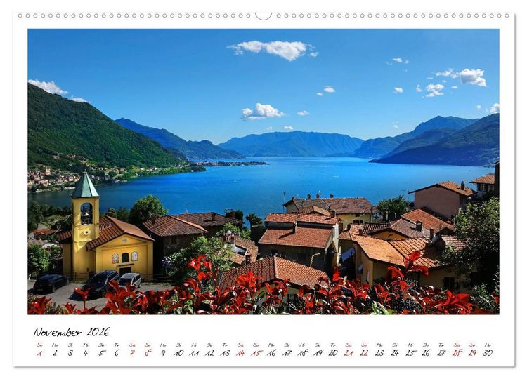 Produktbild: Der sch&ouml;ne Norden des Lago di Como (Wandkalender 2026 DIN A2 quer), CALVENDO Monatskalender