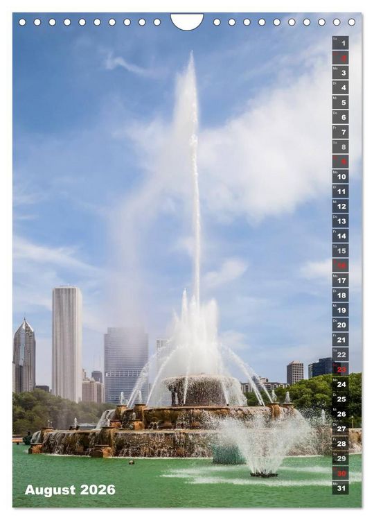 Produktbild: CHICAGO Der Stadtkern (Wandkalender 2026 DIN A4 hoch), CALVENDO Monatskalender