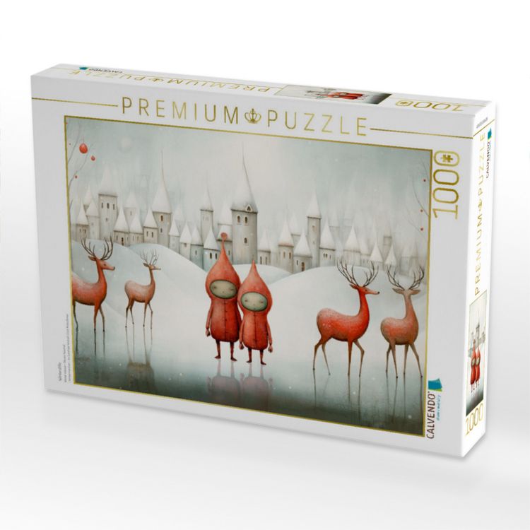 Produktbild: CALVENDO Puzzle Winterstille | 1000 Teile Lege-Gr&ouml;&szlig;e 64x48cm Foto-Puzzle f&uuml;r gl&uuml;ckliche Stunden