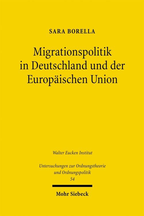 Produktbild: Migrationspolitik in Deutschland und der Europ&auml;ischen Union