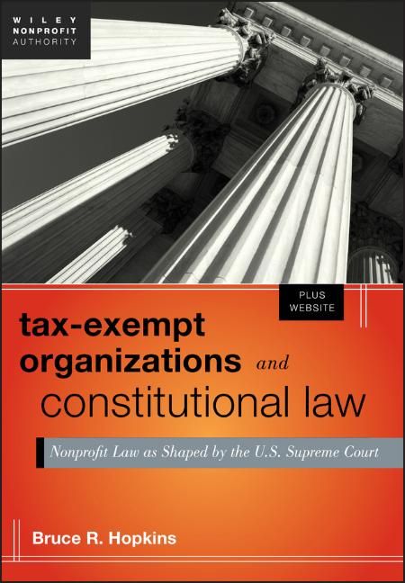 Produktbild: Tax-Exempt Organizations and Constitutional Law