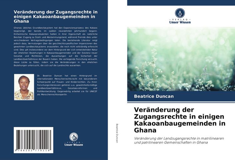 Produktbild: Ver&auml;nderung der Zugangsrechte in einigen Kakaoanbaugemeinden in Ghana
