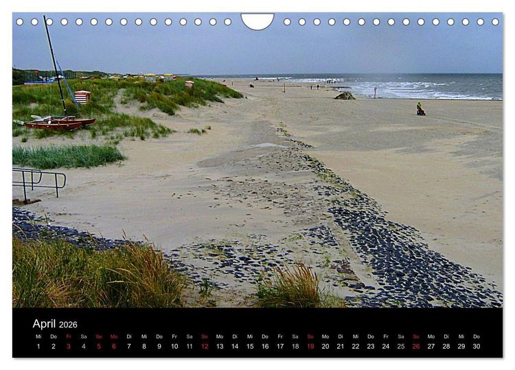 Produktbild: Borkum (Wandkalender 2026 DIN A4 quer), CALVENDO Monatskalender