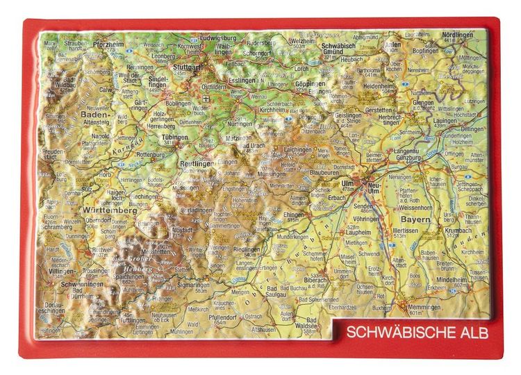 Produktbild: Markgraf, A: Reliefpostkarte Schw&auml;bische Alb