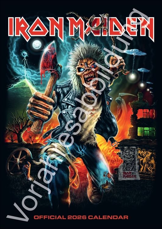 Produktbild: Iron Maiden Posterkalender 2027