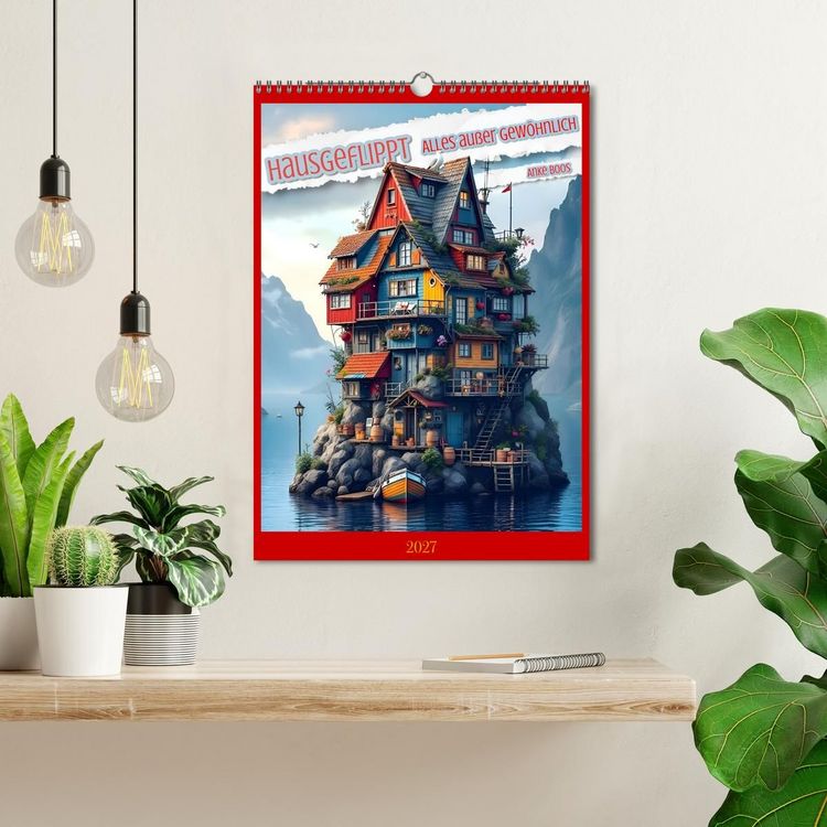 Produktbild: Hausgeflippt (Wandkalender 2027 DIN A3 hoch), CALVENDO Monatskalender