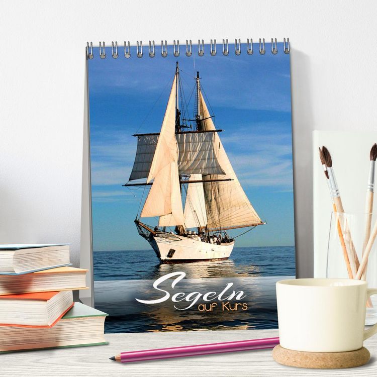 Produktbild: Segeln - auf Kurs (Tischkalender 2026 DIN A5 hoch), CALVENDO Monatskalender