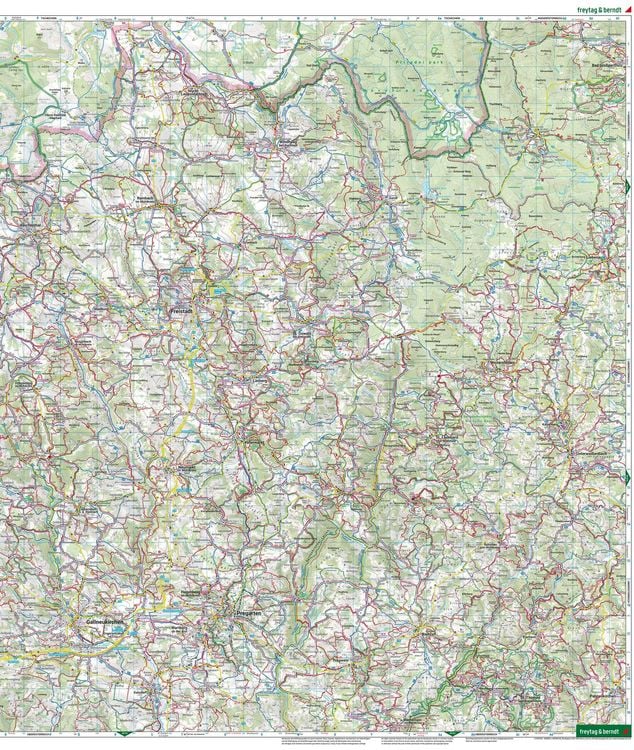 Produktbild: Freytag & berndt Wanderkarte WK 053 M&uuml;hlviertel, Freistadt - Bad Leonfelden - Bad Zell - Linz 1:50.000