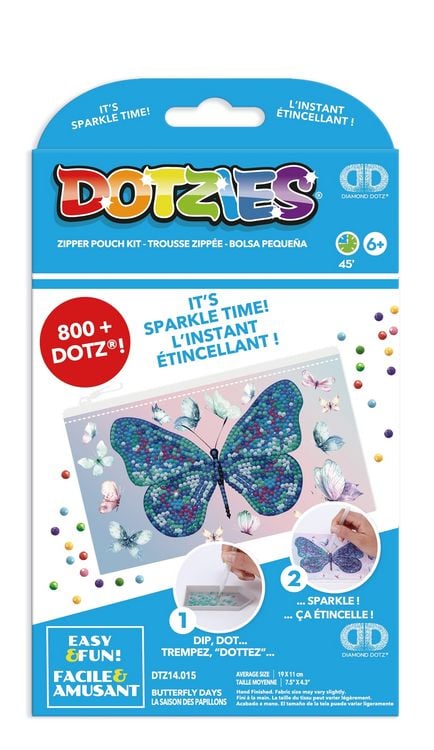 Produktbild: DOTZIES BY DIAMOND DOTZ - Diamond Painting Etui Schmetterling