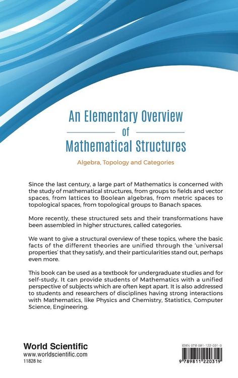 Produktbild: Elementary Overview Of Mathematical Structures, An