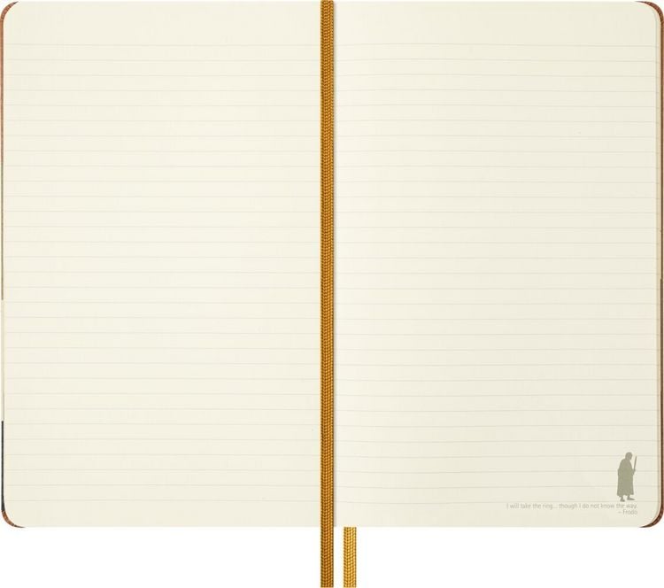 Produktbild: Moleskine Der Herr der Ringe Thematische Box, Notizbuch L/A5, liniert, fester Einband, Cahier L/A5, liniert, weicher Einband, 2 Limitierte Herr der Ringe Blackwing X Moleskine Graphitstifte, Wiederverwendbare Thematische Box