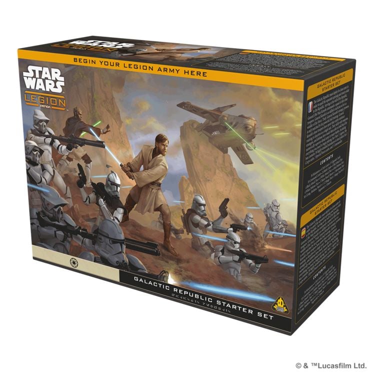 Produktbild: Star Wars: Legion - Galactic Republic Starter Set