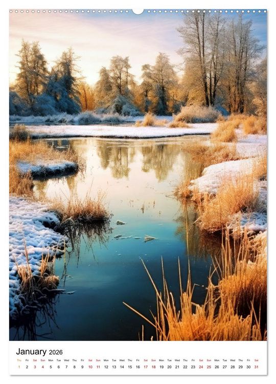 Produktbild: Rhythmic Nature (Wall Calendar 2026 DIN A2 portrait), CALVENDO 12 Month Wall Calendar