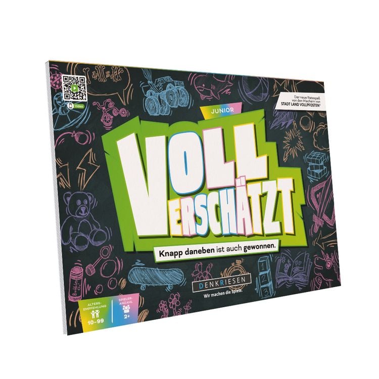 Produktbild: DENKRIESEN - VOLL VERSCH&Auml;TZT! Junior Edition - "Knapp daneben ist auch gewonnen."