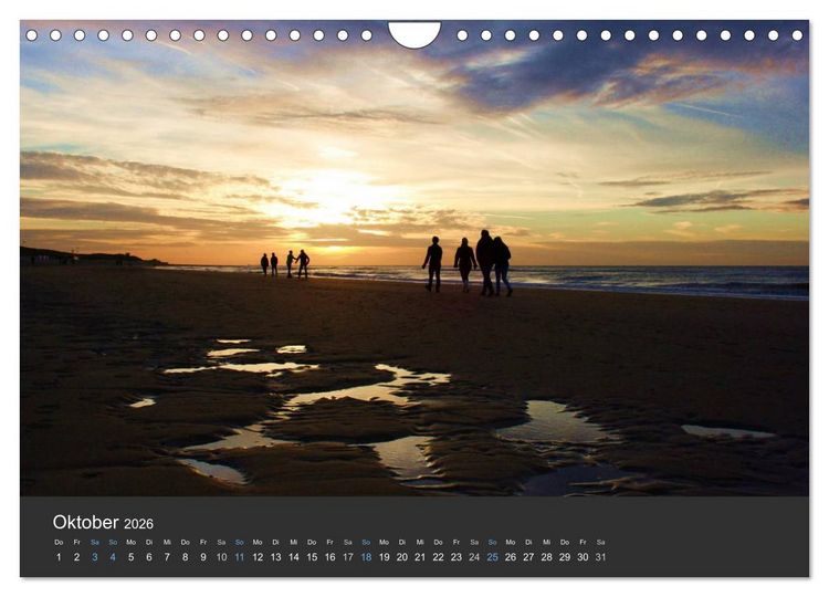 Produktbild: Traumhaftes Zeeland 2026 (Wandkalender 2026 DIN A4 quer), CALVENDO Monatskalender