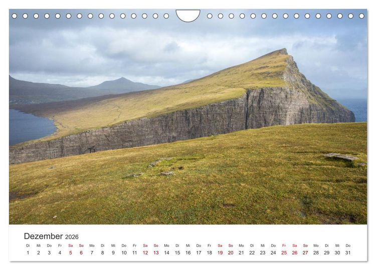 Produktbild: Zauber der F&auml;r&ouml;er Inseln (Wandkalender 2026 DIN A4 quer), CALVENDO Monatskalender