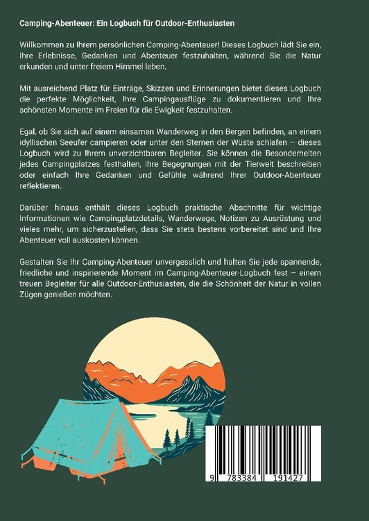 Produktbild: Camping Logbuch