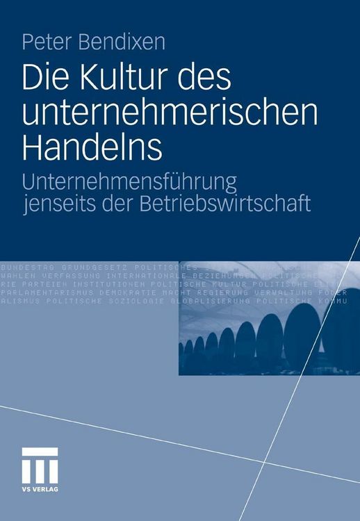 Produktbild: Die Kultur des unternehmerischen Handelns