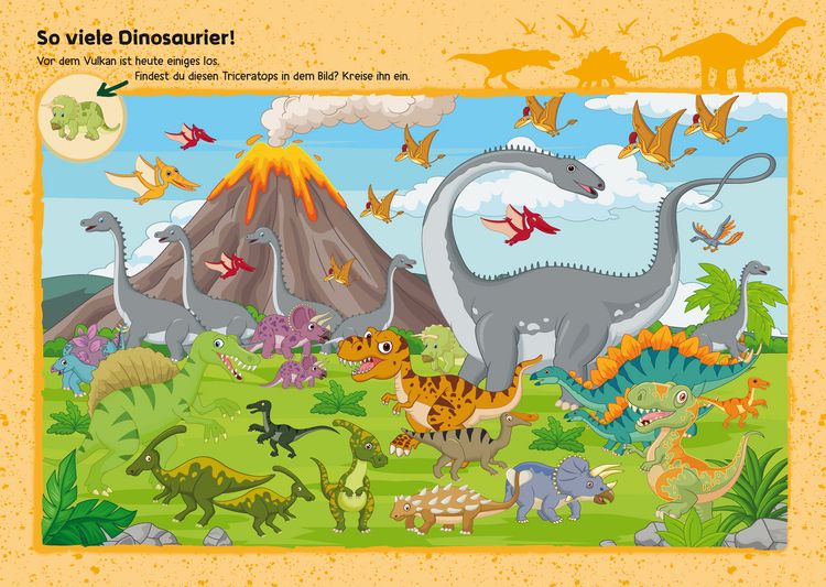 Produktbild: Mein XXL-R&auml;tselblock Dinosaurier