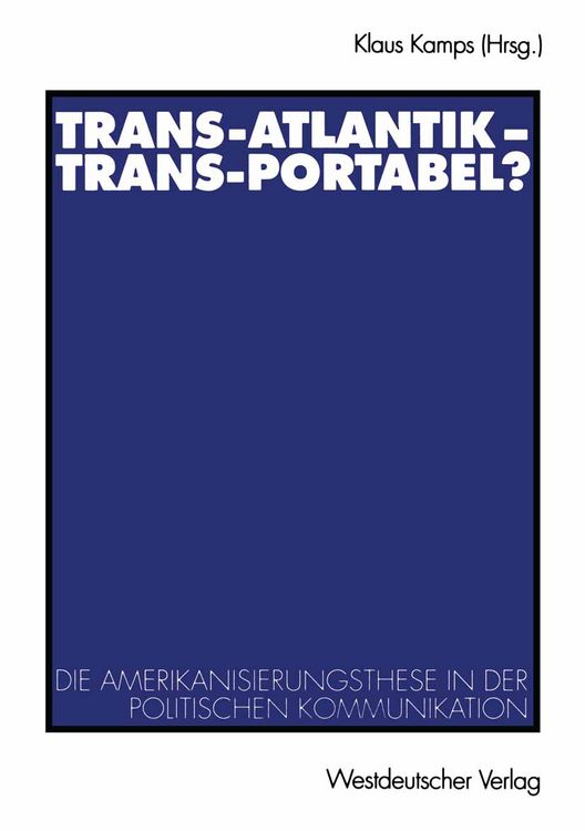 Produktbild: Trans-Atlantik &mdash; Trans-Portabel?