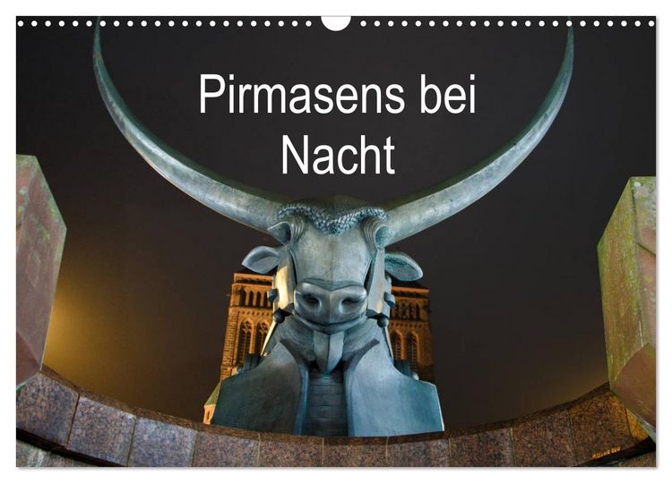 Produktbild: Pirmasens bei Nacht (Wandkalender 2026 DIN A3 quer), CALVENDO Monatskalender