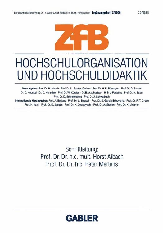 Produktbild: Hochschulorganisation und Hochschuldidaktik