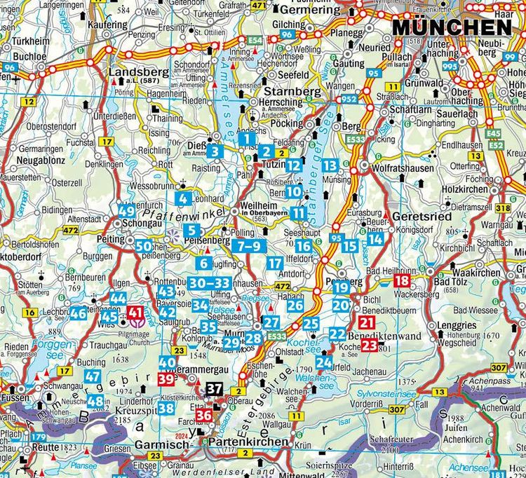 Produktbild: ROTHER Wanderf&uuml;hrer Pfaffenwinkel