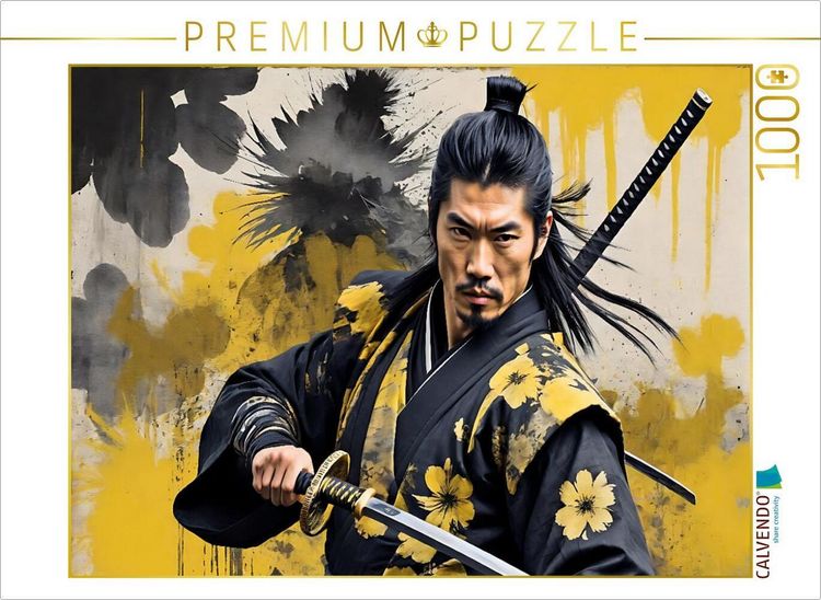 Produktbild: CALVENDO Puzzle Samurai Raidon - Donnergott | 1000 Teile Lege-Gr&ouml;&szlig;e 64x48cm Foto-Puzzle f&uuml;r gl&uuml;ckliche Stunden