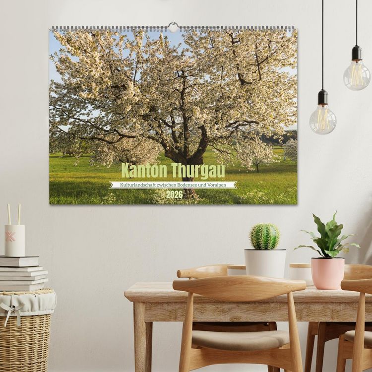 Produktbild: Kanton Thurgau (Wandkalender 2026 DIN A2 quer), CALVENDO Monatskalender