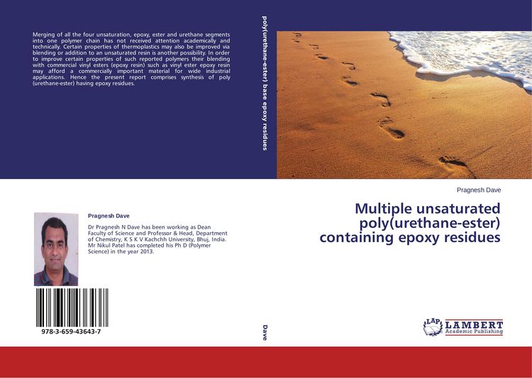 Produktbild: Multiple unsaturated poly(urethane-ester) containing epoxy residues