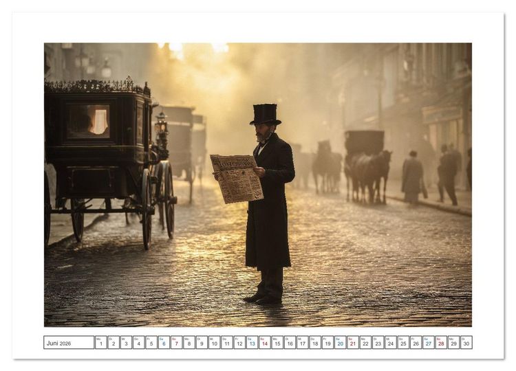 Produktbild: Die letzte Fahrt der Sturmkr&auml;he (hochwertiger Premium Wandkalender 2026 DIN A2 quer), Kunstdruck in Hochglanz
