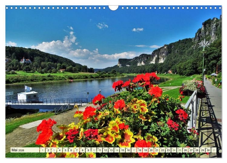Produktbild: Wandererlebnisse in der S&auml;chsischen Schweiz (Wandkalender 2026 DIN A3 quer), CALVENDO Monatskalender