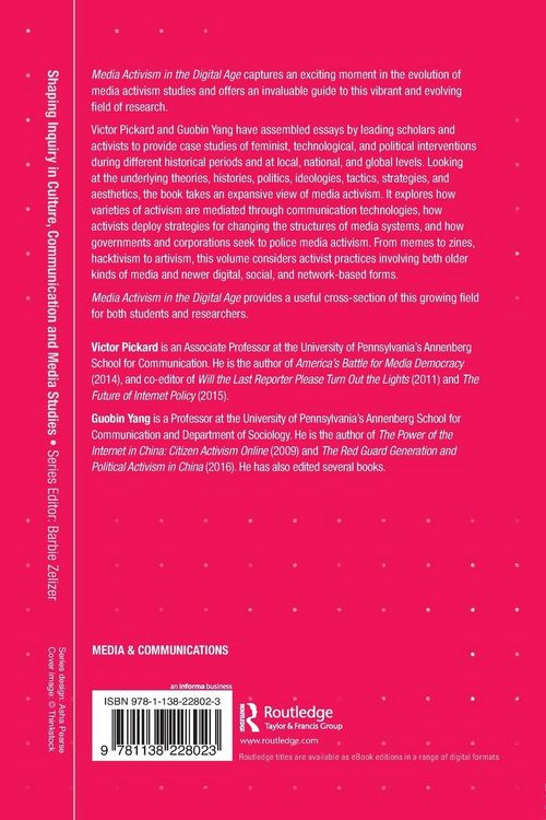 Produktbild: Media Activism in the Digital Age