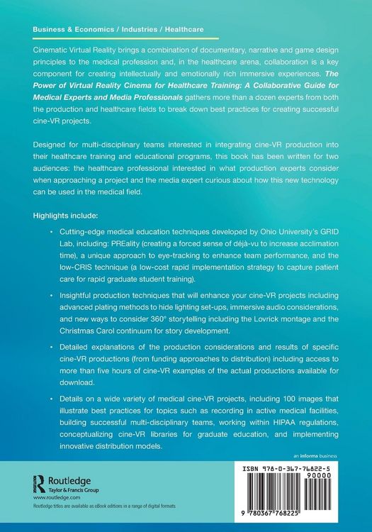 Produktbild: The Power of Virtual Reality Cinema for Healthcare Training