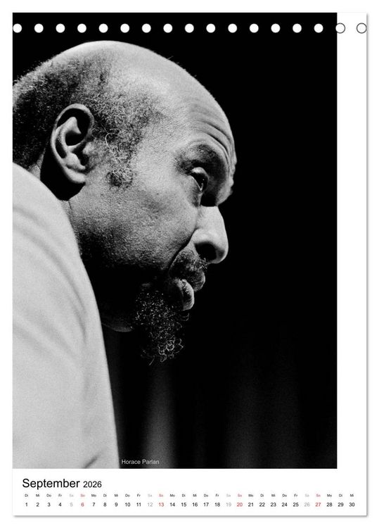 Produktbild: Jazz live (Tischkalender 2026 DIN A5 hoch), CALVENDO Monatskalender