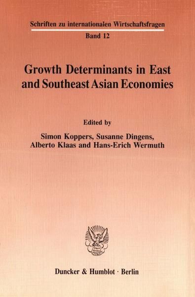 Produktbild: Growth Determinants in East and Southeast Asian Economies.