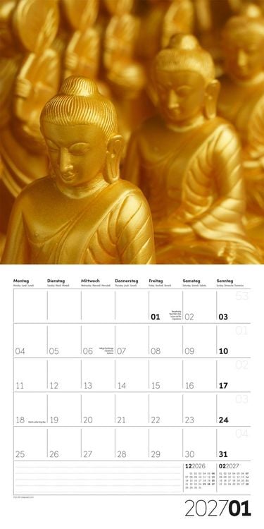 Produktbild: Die Farbe Gelb Kalender 2027 - 30x30 - Art12