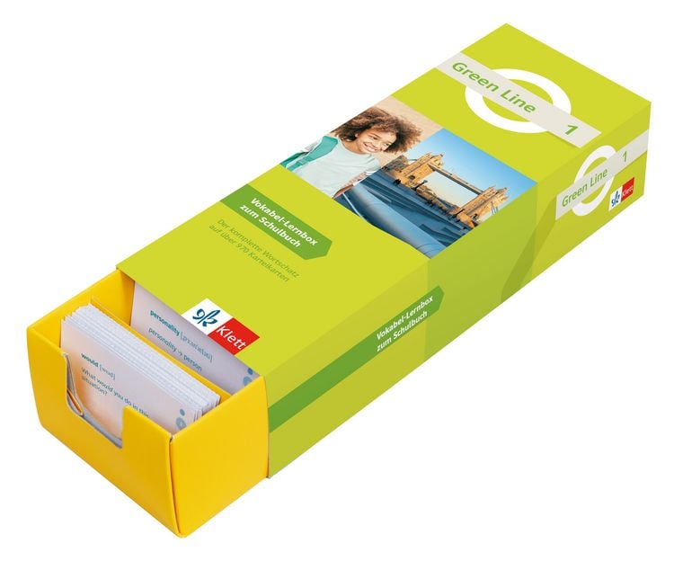 Produktbild: Green Line 1 (ab 2021) Klasse 5 - Vokabel-Lernbox zum Schulbuch