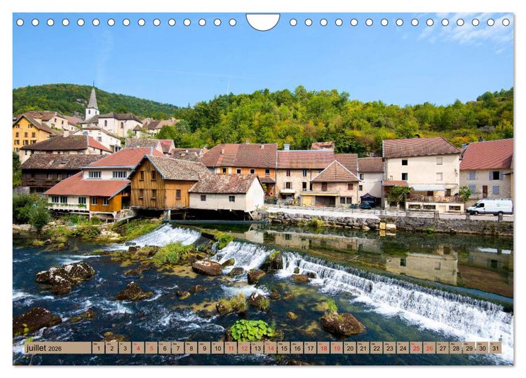 Produktbild: La Franche-Comt&eacute; magique (Calendrier mural 2026 DIN A4 vertical), CALVENDO calendrier mensuel