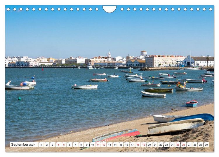 Produktbild: Momente einer Reise - Costa de la Luz (Wandkalender 2027 DIN A4 quer), CALVENDO Monatskalender