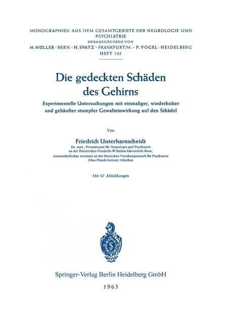 Produktbild: Die gedeckten Sch&auml;den des Gehirns