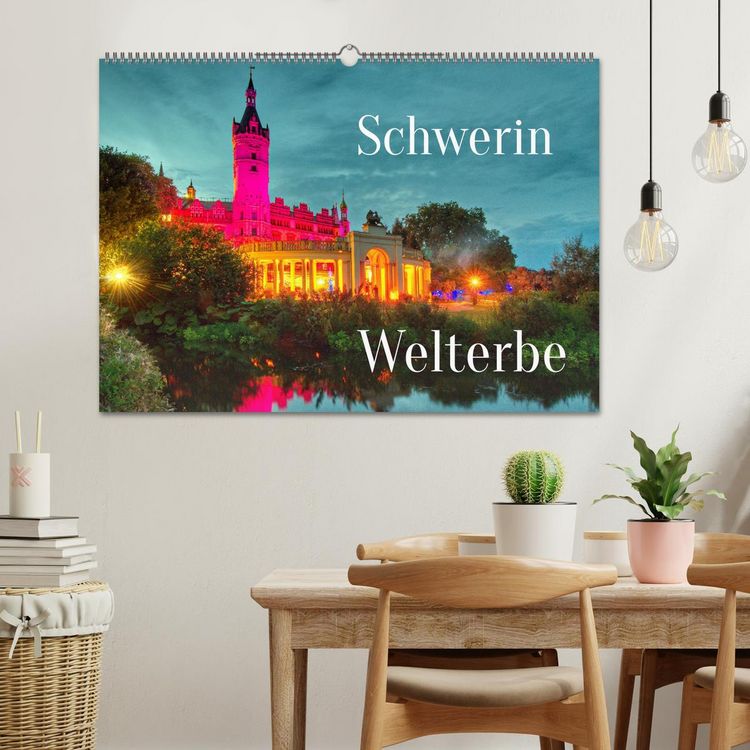 Produktbild: Schwerin - Welterbe (Wandkalender 2026 DIN A2 quer), CALVENDO Monatskalender