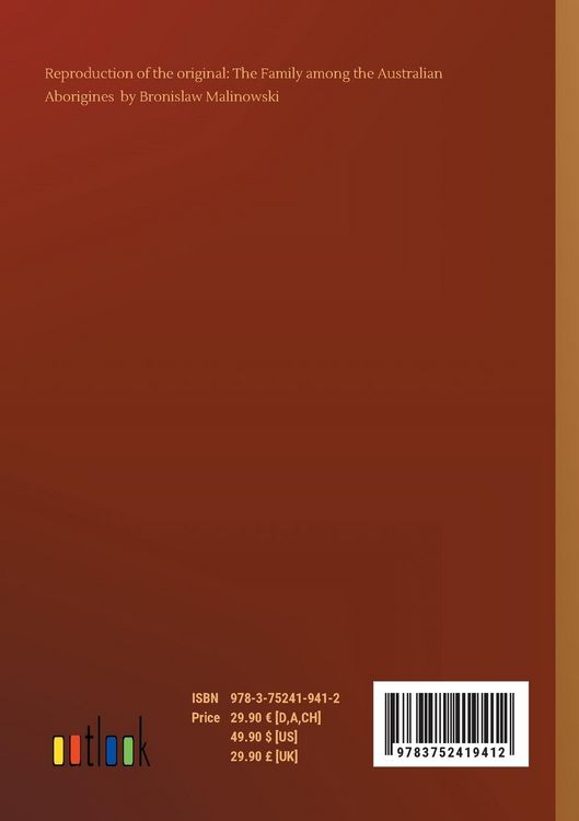 Produktbild: The Family among the Australian Aborigines