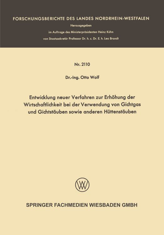 Produktbild: Entwicklung neuer Verfahren zur Erh&ouml;hung der Wirtschaftlichkeit bei der Verwendung von Gichtgas und Gichtst&auml;uben sowie anderen H&uuml;ttenst&auml;uben